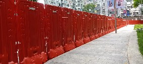 塑料圍擋：輕巧、耐久和易安裝的優(yōu)勢特點【旭東鋼構(gòu)】